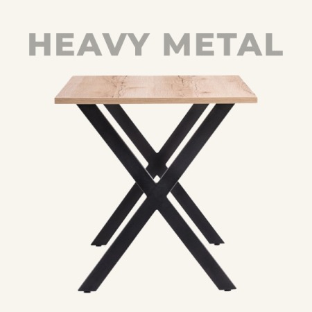 Купить стол обеденный в стиле лофт Мотли Крю в Минске