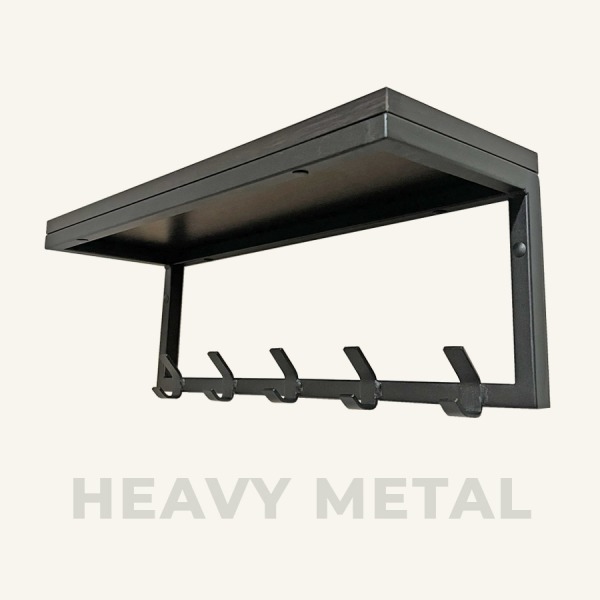 Купить полку настенную Клатч с крючками в Минске