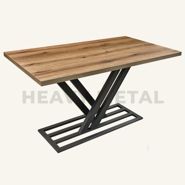 Купить стол обеденный лофт Рейнбоу из металла в Минске