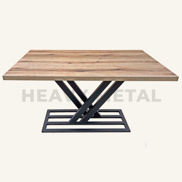 Купить стол обеденный лофт Рейнбоу из металла в Минске