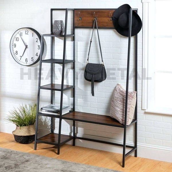 Купить вешалку напольную для одежды в прихожую лофт Куин