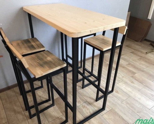 Купить барный стол в стиле лофт в Минске с доставкой по РБ