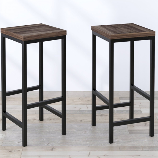 Купить барный стул в стиле лофт из металла "Вало" в Минске