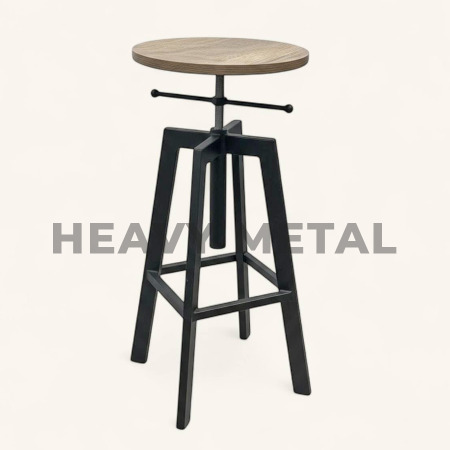 Купить стул барный регулируемый в стиле лофт Линдеманн