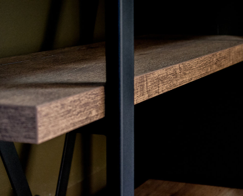 Стеллаж в стиле лофт купить в Минске. Изготовление на заказ