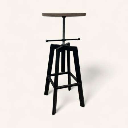 Купить стул барный регулируемый в стиле лофт Линдеманн