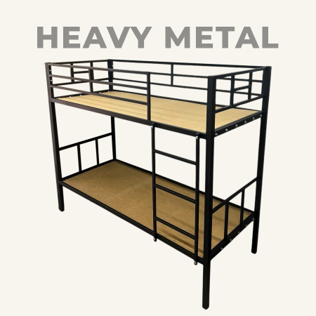 Купить кровать из металла в стиле лофт двухъярусную