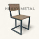 Купить стул лофт Себастьян Хард из металла в Минске